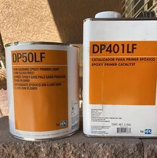 PPG Deltron 1 Gal DP50LF Primer Light Gray and 1 Gal DP401LF Catalyst Free Ship