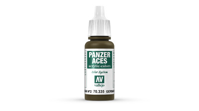 (479,41 /1l) Vallejo 17ml Panzer Aces 335 German Tanker (Feldgrau II) Airbrush 5