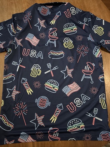 Chubbies Patriotic Light Performance Polo 2.0 SIZE SMALL - Picture 3 of 6