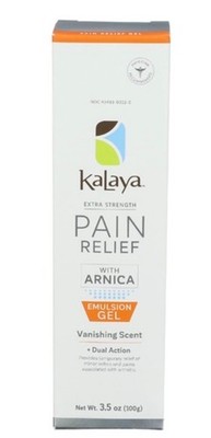 Kalaya Extra Strength Pain Relief Emulsion Gel with Arnica 3.5oz Vanishing Scent