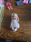 Vintage Barbie Baby Blonde Hair with  Blue Eyes Baby Sister with accessories
