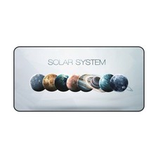 Solar System Planets Desk Mat  Space Theme Mouse Pad