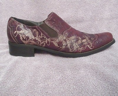Vtg 90s Y2K Giorgio Brutini G-Rock Loafer Shoes 11 Gangster Beatle