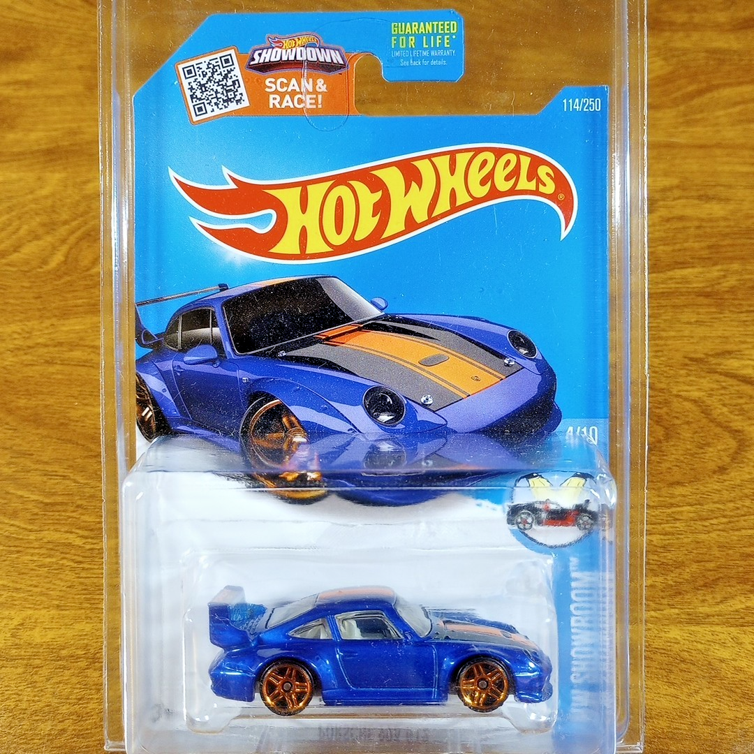 Hot Wheels HW Showroom 4/10 Porsche 993 GT2 Dark Blue Malaysia