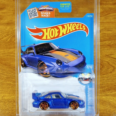 ホットウィール ポルシェ 993 GT2 トレジャー Hot Wheels HW Showroom 4/10 Porsche 993 GT2 Dark Blue Malaysia