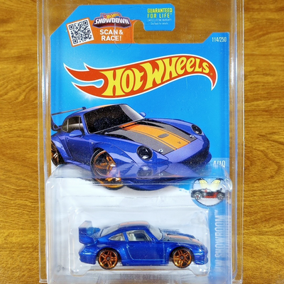 Hot Wheels HW Showroom 4/10 Porsche 993 GT2 Dark Blue Malaysia