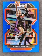 2022 Panini WNBA Prizm TIFFANY MITCHELL Blue Prizm /149 #96 Indiana Fever