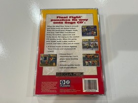 Final Fight CD (Sega CD, 1993) CIB Complete w Manual + Reg Card + Foam N MINT