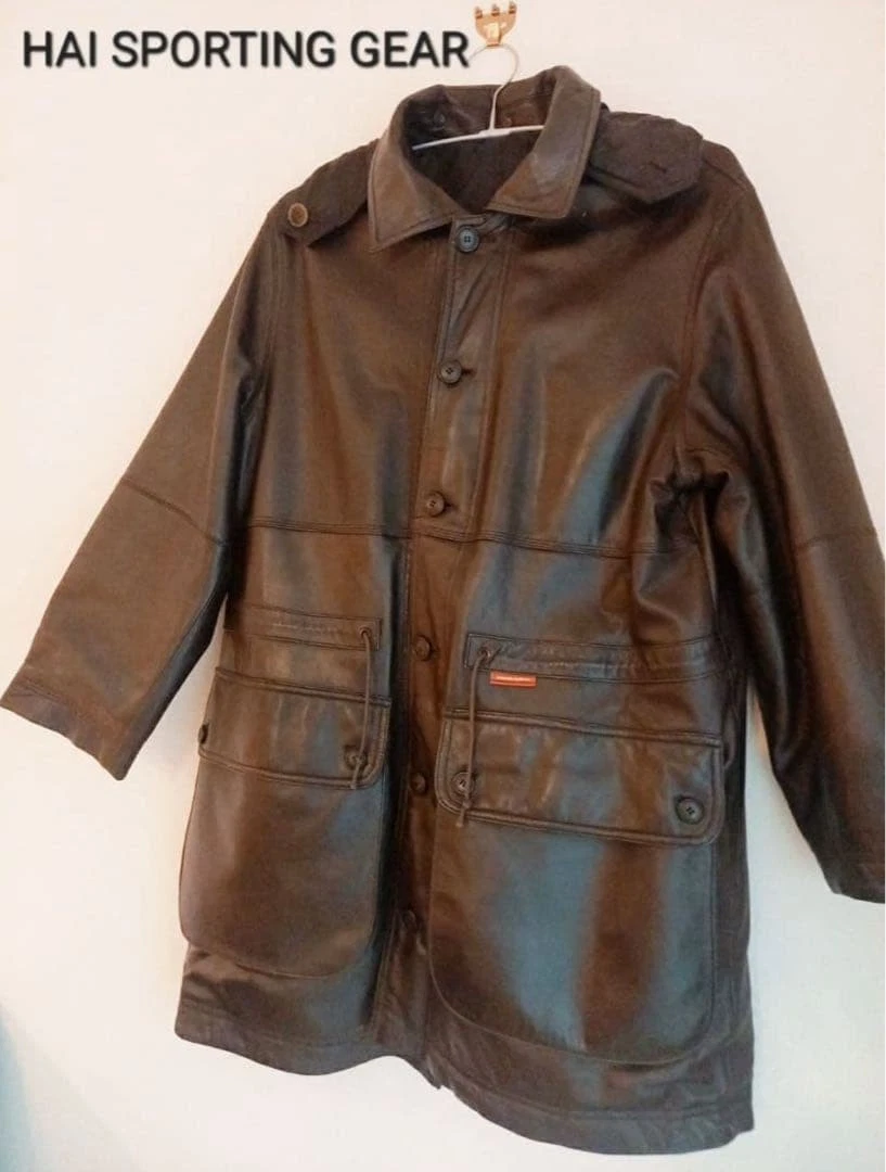 ISSEY MIYAKE Leather Outer Shell Coats, Jackets & Vests for Men