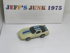 Vintage Tyco Corvette Glow In The Dark Slot Car 1979 untested