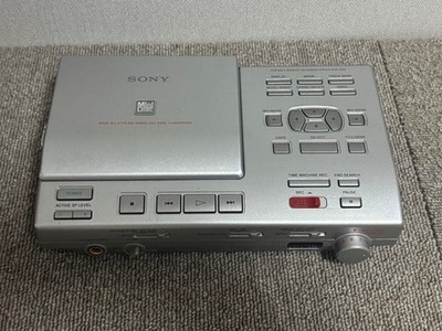 Sony MZ-R5ST Portable MD Recorder Docking Station Wide Bit Stream 1997 Works