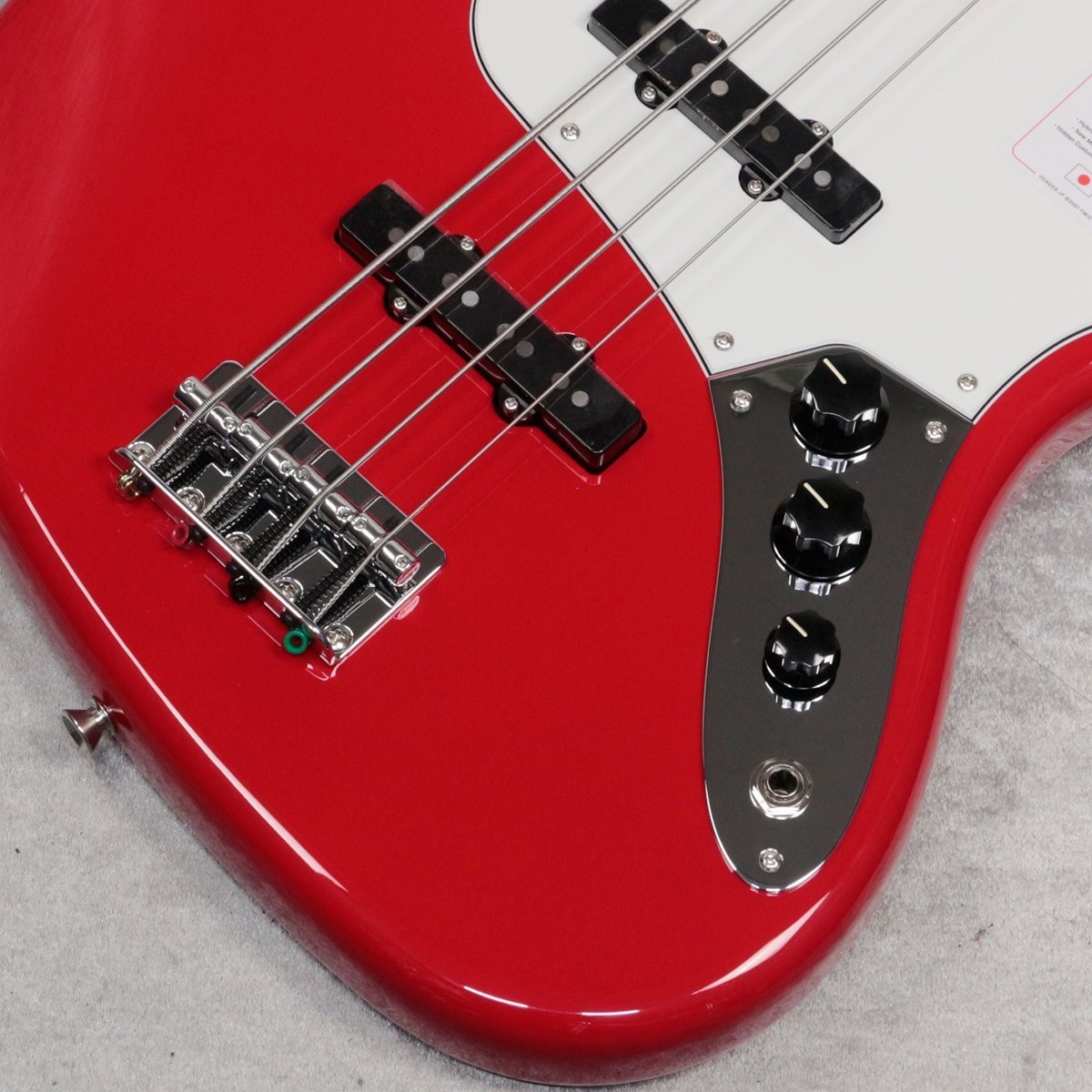 Fender Japan Hybrid II Jazz Bass Maple Modena Red New