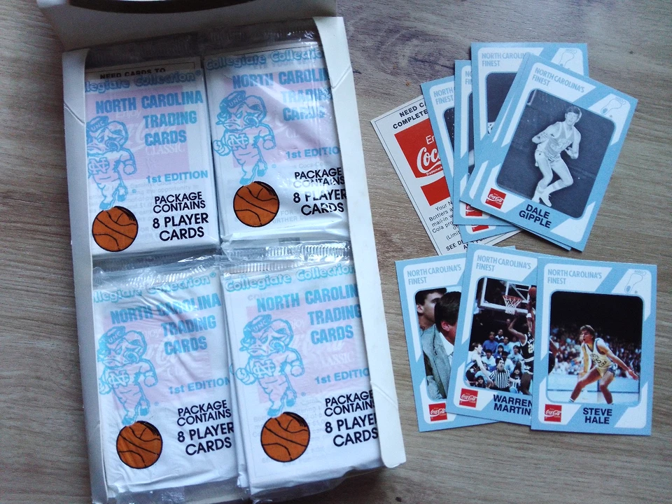 Basketball 1989 North Carolina First Edition Jordan 35 Packs scelles sealed - Photo 2/3