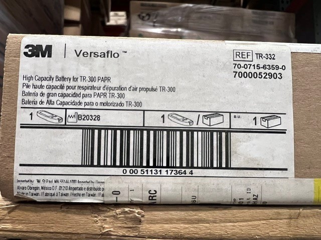 3M TR-332 High Capacity Battery for Versaflo TR-300 PAPR Li-ion Rechargeable