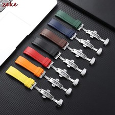 Waterproof Silicone Watch Strap 20mm 22mm 24mm Wrist Band Yellow Rubber Bracelet