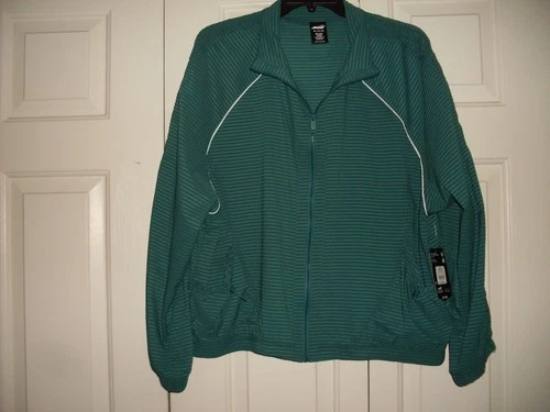 WOMENS AVIA MOISTURE WICKING SIDE POCKET TENNIS JACKET SIZE XL NWT