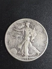 1945 Walking Liberty 90% Silver Half Dollar