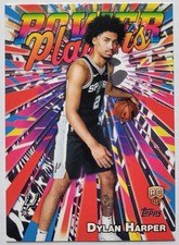2025-26 Topps Power Players Dylan Harper Rookie RC #PP-17 San Antonio Spurs