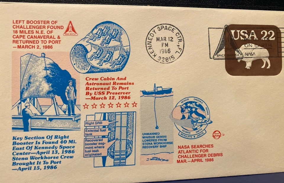 Shuttle STS-51L Challenger Disaster USS PRESERVER RETURNS CREW CABIN & REMAINS - Image 2 of 4