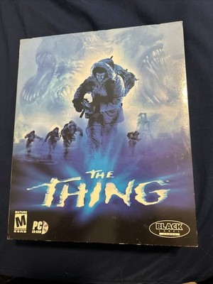 The Thing US Gatefold Big Box PC Complete Full Size Game free ship Costco