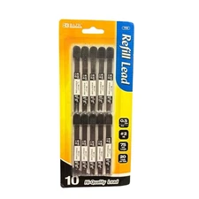 Bazic Mechanical Pencil Hi-Quality Lead Refill .0.5mm 10 Pk