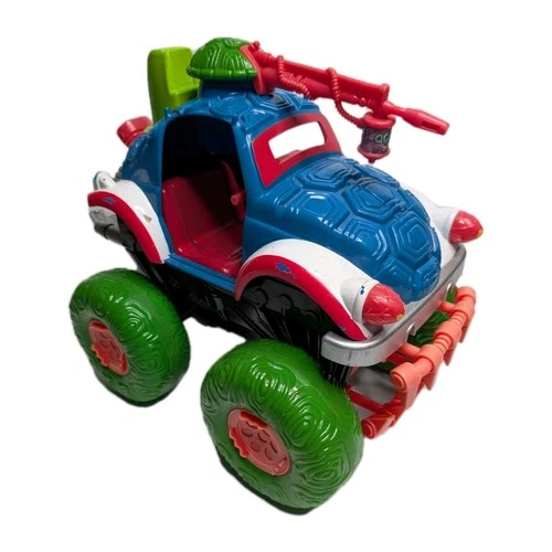 Vintage Ninja Turtles TMNT 1991 4X4 Shell Top Dune Buggy Truck Vehicle Car