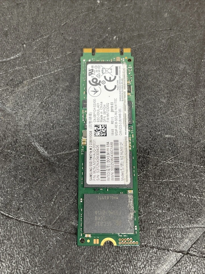 Unidad de estado sólido SSD Samsung PM871b MZ-NLN512F 512 GB M.2 2280 Foto 4 de 4