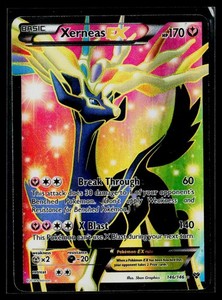 Xerneas EX 146/146 XY Base Set Full Art Ultra Rare Holo