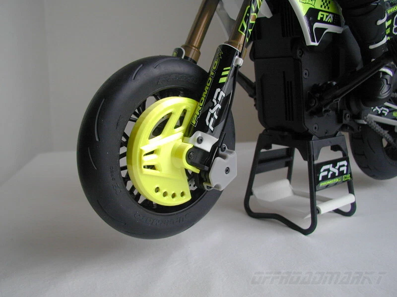 Losi Promoto SM FXR Upgrades Front Brake Disc Cover  1/4 RC Supermoto Motorrad - Bild 2 von 4