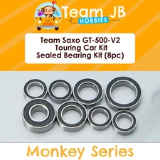 Team Saxo GT-500-V2 Touring Car Kit - 8 Pcs Rubber Sealed Bearings Kit