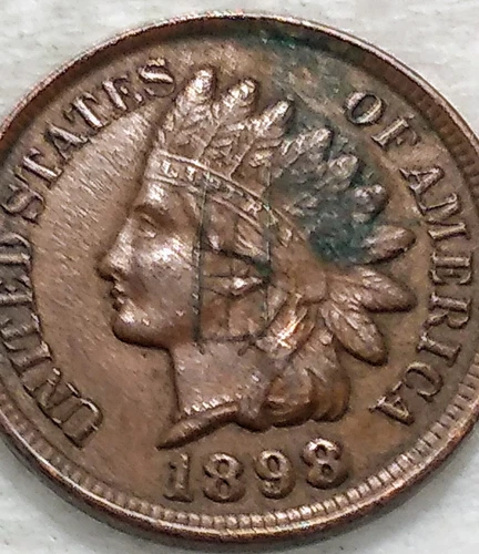 1898 Indian Head Cent Penny 1C - Grade - VF - #13121