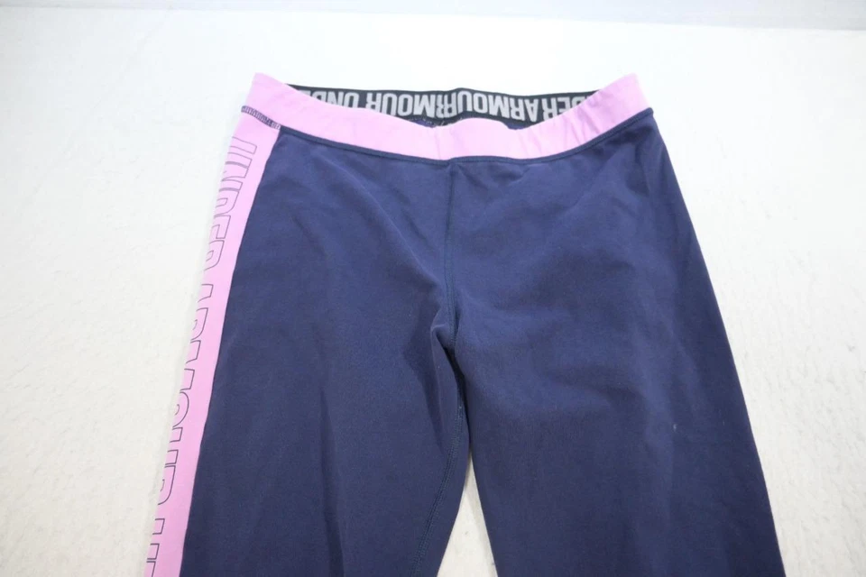 Under Armour Leggings HeatGear Cotton Blend Yoga Pants Womens Size Medium - Image 4 of 4