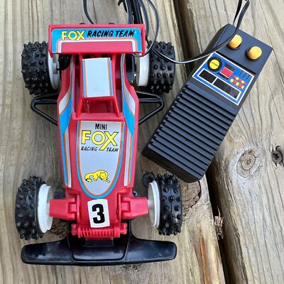 VINTAGE but BRAND NEW 🤯 & working Mini Fox Racing Red car Wired
