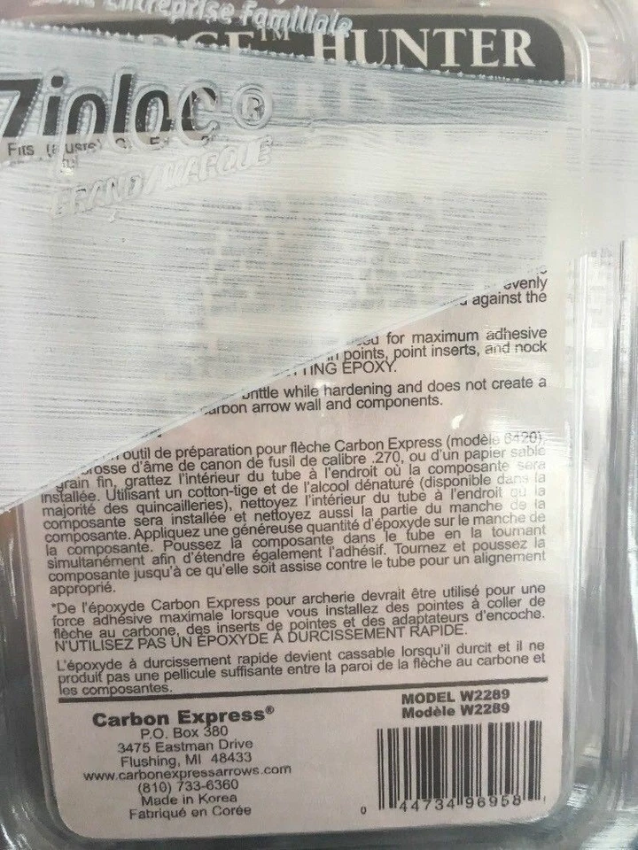 Carbon Express W2289 Tir À L'Arc Cs Edge Hunter 12 Inserts-Brand New-Ships N - Photo 2/2