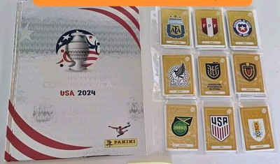 2024 Panini Copa America Complete Set USA White Border + Silver HARDCOVER   
