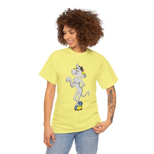 Vintage Wordsworth Cat T-Shirt, Heathcliff Cartoon Shirt, Roller Skate Cat Tee - Picture 53 of 118