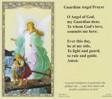 *Holy Card~"Guardian Angel Prayer/English/-Angel of God...) (HC16}