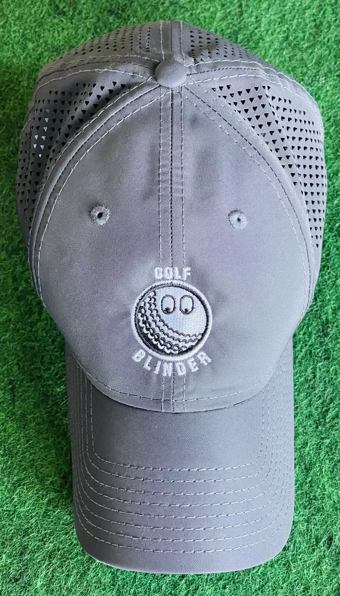 Golf Blinder New Era Perforated Performance 9FORTY Graphite Cap