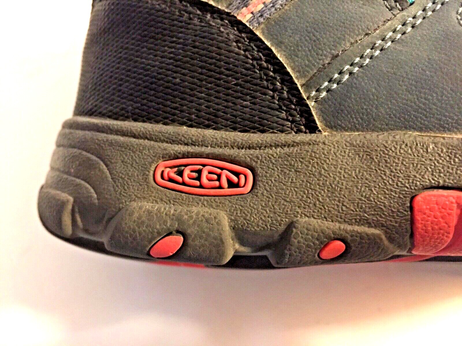 Lacci da donna Keen Utility Athletic Walking Escursionismo taglia 5 grigio corallo verde acqua