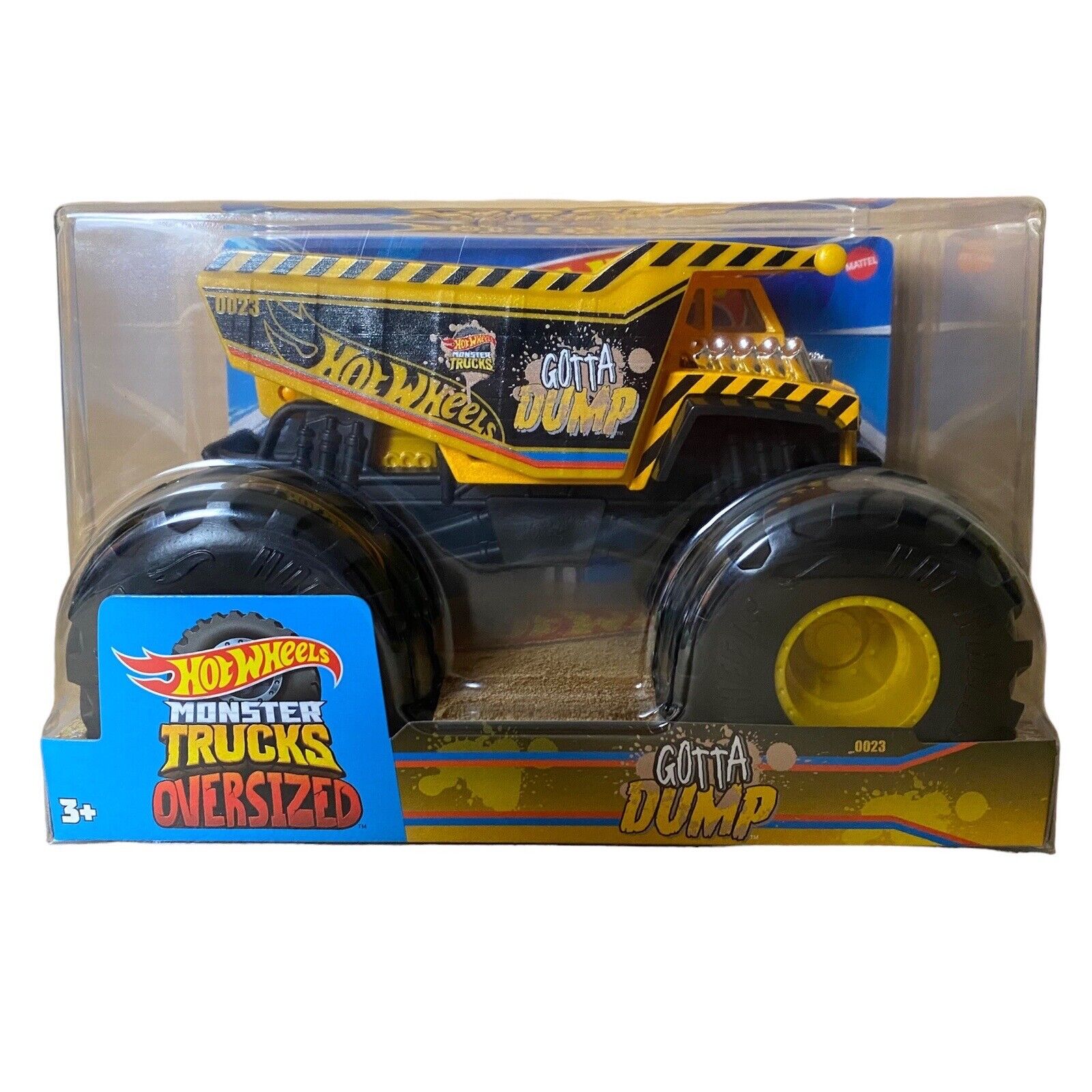 Hot Wheels Monster Truck Oversized Gotta Dump Diecast Vehicle 1:24 Scale