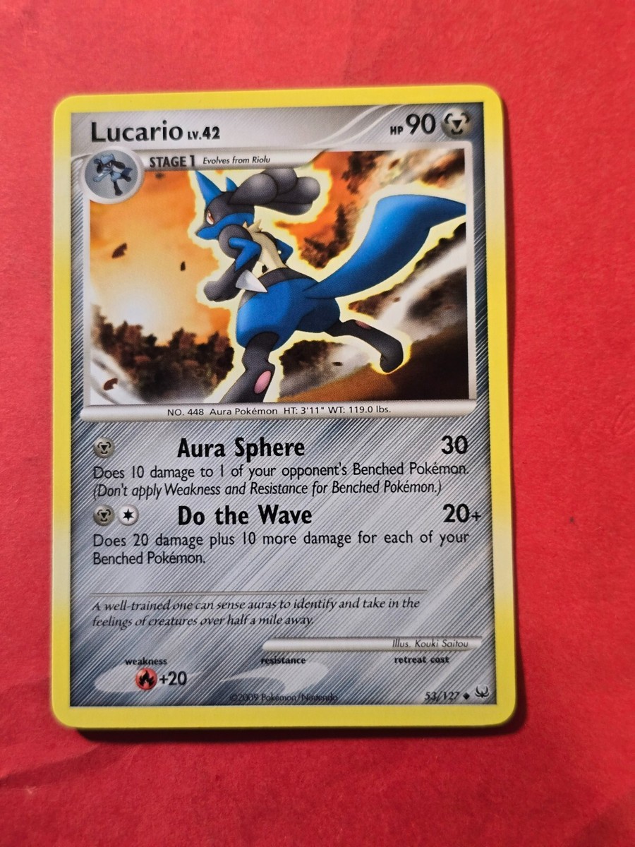 ルカリオ ポケドール 2009 2009 Pokemon Platinum #53 Lucario, UC, NF/H, cd12 | eBay