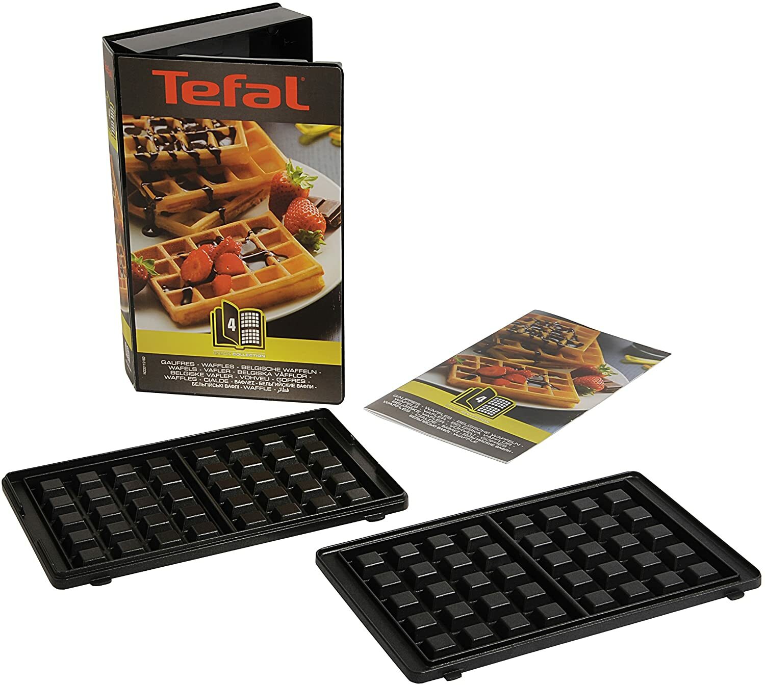 Tefal Schwarz Ersatzteil - Set 2 Waffelblechen - Image 2