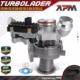 Turbolader Abgasturbolader für BMW F20 F21 E90-E93 F34 F10 F11 X1 E84 X3 F25 2.0