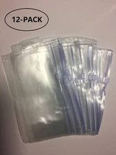 12Pcs Pencil Pen Case Zipper Pouch Cosmetic Bag Storage Stationery Waterproof US