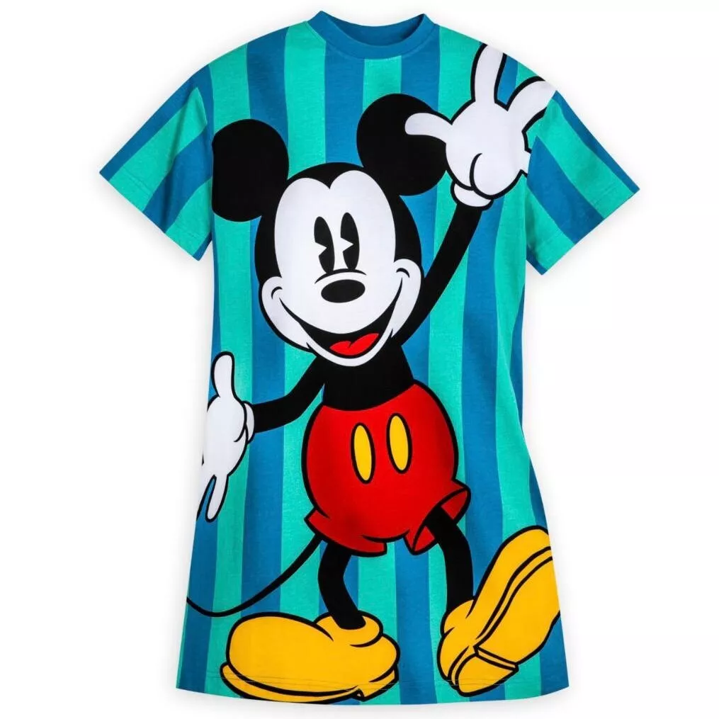 Disney Mickey Mouse T Shirt Dress for Women Mickey Co. XS New
