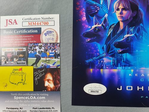 Mark Dacascos Signed 8" x 10" Photo John Wick 3 Zero Autograph JSA COA - Foto 2 di 2