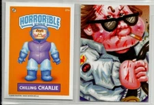 Horrorible Kids 7 (Magic Marker) GPK Parody Sticker" #221a CHILLING CHARLIE
