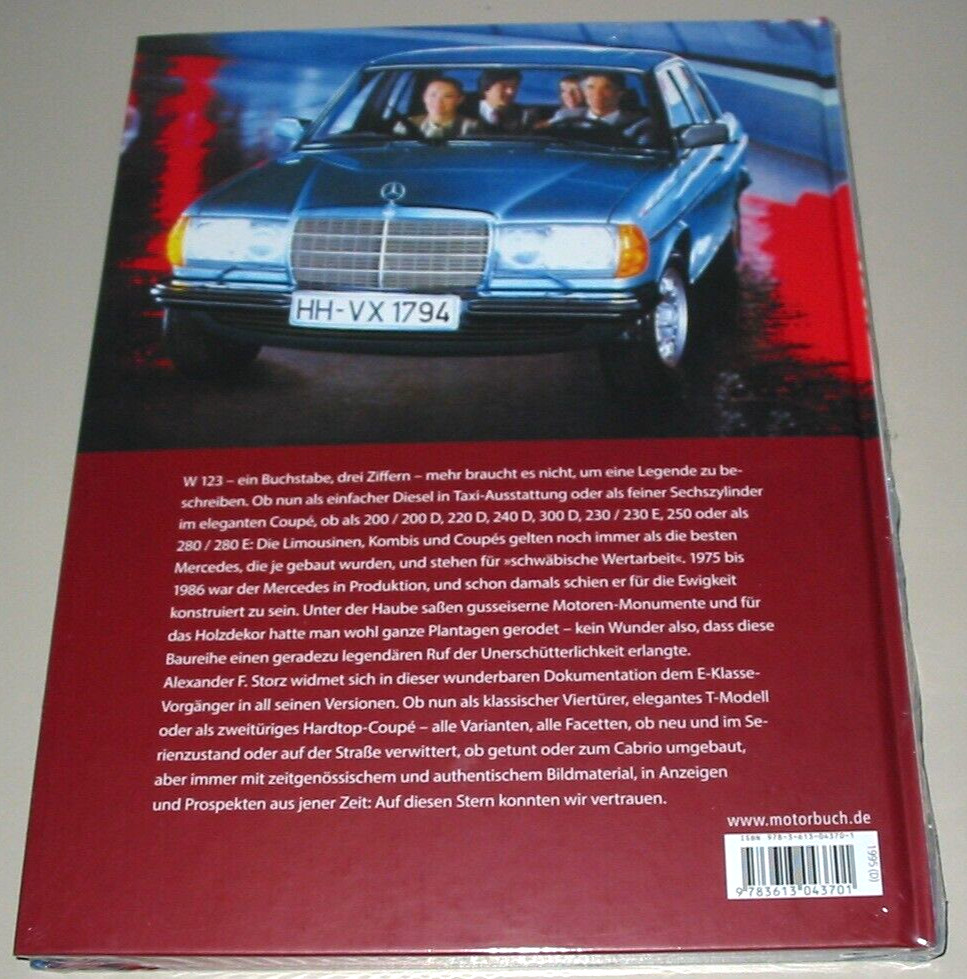 Thumbnail - Bildband Mercedes Benz W 123 Das Meistgebaute Modell 1975 - 1986 Buch