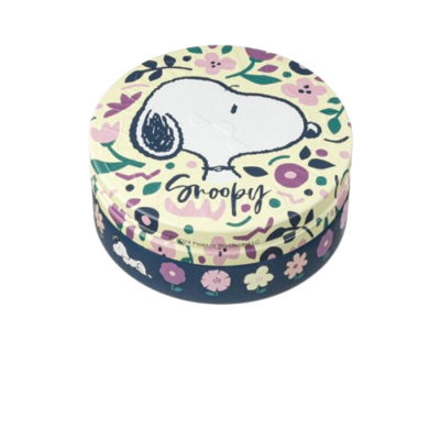 か*お様 PEANUTS クリーム缶キーホルダー Peanuts Snoopy Steamcream in Tin Case 75g Okaimono Snoopy Official