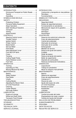 Husqvarna MZ54 97045580100 Operator Manual For Zero Turn Mower COIL BOUND